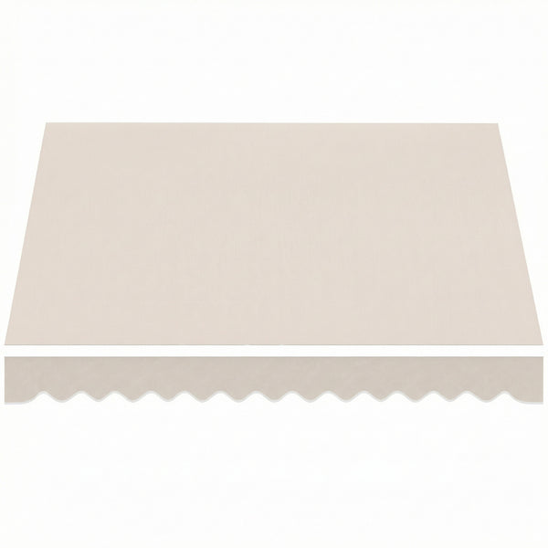 prezzo Telo di Ricambio per Tenda Parasole Retrattile 337x250 cm in Poliestere UV 50+ Crema
