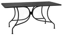 Tavolo da Giardino 160x80x75 cm in Ferro Ivrea Antracite