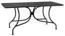 Tavolo da Giardino 160x80x75 cm in Ferro Ivrea Antracite