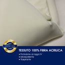 Ombrellone da Giardino Ø3,5 m Palo Ø48 mm in Legno Telo in Acrilico Danieli Havana Ecrù