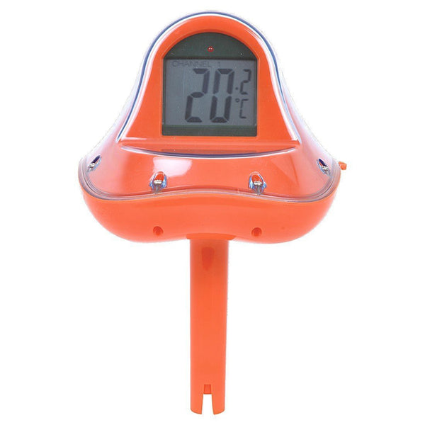 sconto Digitales Thermometer mit Empfängerbasis für Schwimmbecken 14x14,5x23cm Jilong Orange
