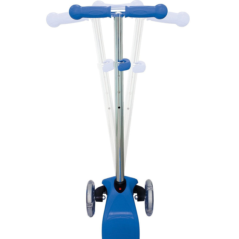 Monopattino a 3 Ruote a LED 3 Altezze Max 50Kg Globber PRIMO Fantasy Lights Up USA Blu