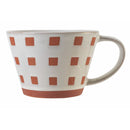 Set 4 Tazze Cereali Ø11,5x8 cm in Gres VdE Tivoli 1996 Geometry