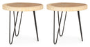 Set 2 Tavolini Ø56x48h cm Tuala