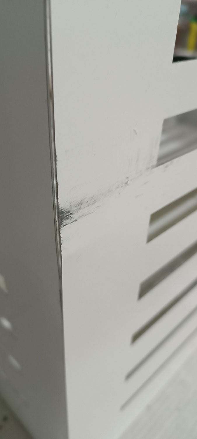 Copri Condizionatore 96x52x82 cm in Alluminio Classic L Bianco Seconda Scelta