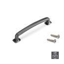 Maniglie per Mobile Interasse 128 mm Zama Titanio Satinato 20 Pezzi Emuca