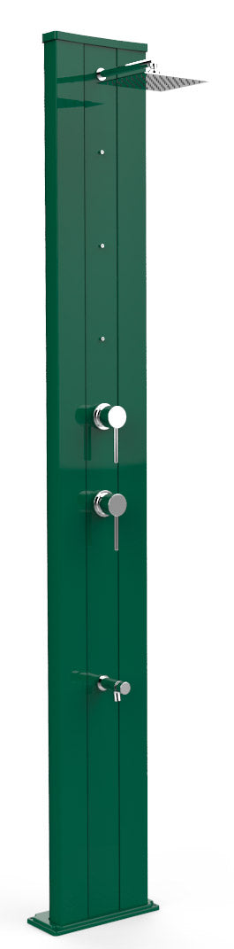 Doccia Solare da Giardino 40L Miscelatore Nebulizzatore e Lavapiedi Arkema Dada S Verde online