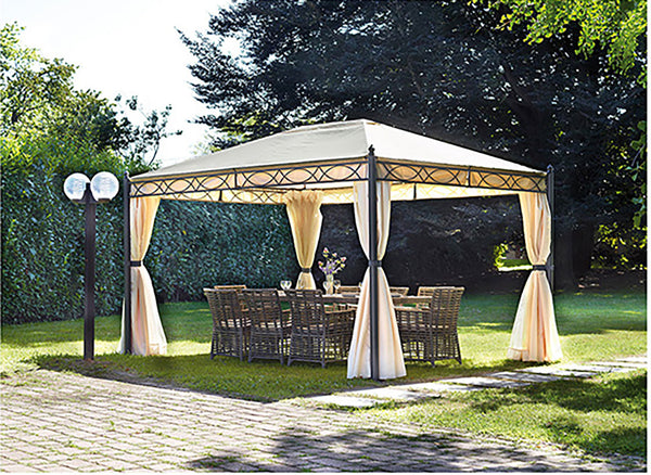 Iron Gartenpavillon 3X4m Vorghini Iron Sand prezzo