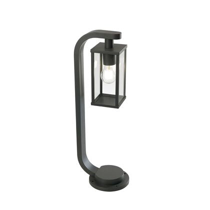 sconto Gartenmastlampe E27 60W aus schwarzem Sovil-Aluminium