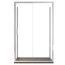 Box Doccia 3 Lati 1 Anta Scorrevole in Cristallo Trasparente 6mm H195 Bonussi Edvige Varie Misure