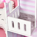 Casa delle Bambole Cucina Giocattolo 2 in 1 60x48x106 cm in Pino e MDF  Rosa