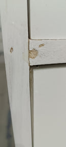 Cassetiera con 4 Cassetti in Legno Paulownia Bianco Fadi Seconda Scelta