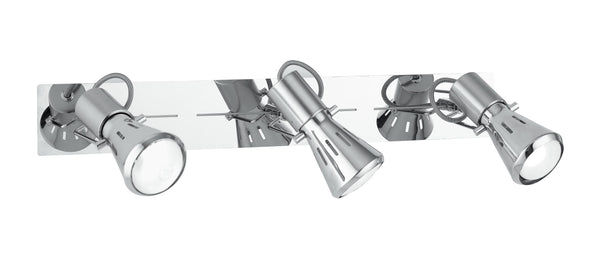 prezzo Spotlights Drei Spot verstellbar verchromtes Metall E14 Intec SPOT-CADILLAC-3