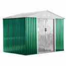 Casetta Box da Giardino in Lamiera 261x181x198 cm Basic L Verde