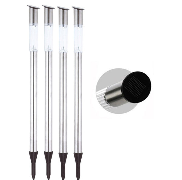 Set mit 4 Gartenlampen H70 1W mit Solarpanel acquista