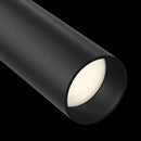 Faretto a LED per Sistema Illuminazione Binario 12W 3000K in Alluminio Focus LED  Nero