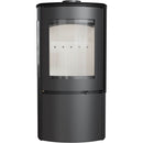 Stufa a Legna 6/11KW in Acciaio Flig Santa Monica Plus Nera