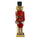 Weihnachtsnussknacker Bär Soldat H60 cm mit Axt Rot