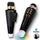 Mikrofon Karaoke Kabelloser Bluetooth-Musiklautsprecher mit USB für Partys Schwarz