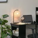 Lampada da Tavolo Ø20x41 cm E27 40W Paralume in Rattan Beige