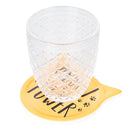 Set 3 Sottobicchieri 10x10x1 cm  in Ceramica VdE Tivoli 1996 Cat