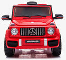 Macchina Elettrica per Bambini 12V con Licenza Mercedes G63 AMG Fuoristrada Rossa