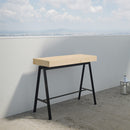 Consolle Allungabile 90-190x40x77 cm in Nobilitato Marrone