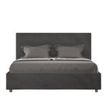 Letto Matrimoniale Mika Grigio Varie Misure