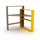Scrivania angolare 94x94x114 cm Pisagor noce giallo