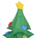 Albero di Natale Gonfiabile 120 cm in Poliestere con Luci LED 