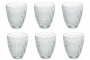 Set 6 Bicchieri Acqua in Vetro 300 ml Villa d'Este Home Tivoli Bali Leaf