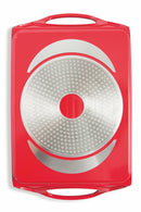 Bistecchiera Rettangolare Antiaderente in Alluminio 42x24cm Soriani Rouge