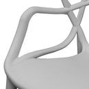 Set 4 Sedie 55x54x82 cm in Polipropilene Sveva Bianche