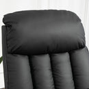 Poltrona Relax Reclinabile Alzapersone Elettrica con Telecomando Nero   