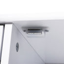 Mobiletto da Bagno con Anta e Cassetti Bianco 56x30x83 cm 