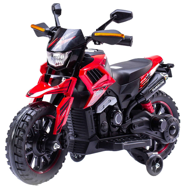 sconto Elektromotorrad für Kinder 12V Snake Red