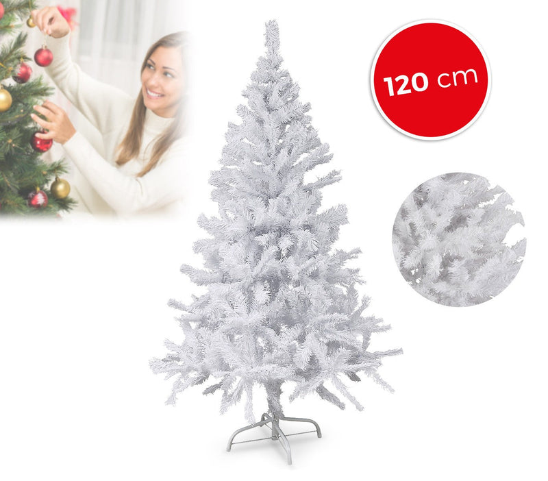 Albero di Natale Artificiale 120 Punte 120 cm Bianco