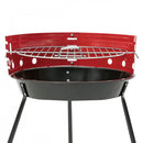 Barbecue a Carbonella Ø36 cm in Acciaio Rosso