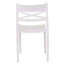 Set 6 Sedie 81x46x52 cm in Polipropilene Bianco