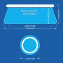 Piscina Fuori Terra Gonfiabile Autoportante Rotonda 300x76cm Jilong Blu