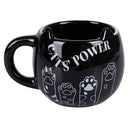 Set piattino e tazza  in Ceramica VdE Tivoli 1996 Cats Bianco e Nero