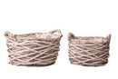Set 3 Set 2 Ovaline 25x19 H 14 cm con Manici 