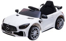 Macchina Elettrica per Bambini 12V con Licenza Mercedes GTR AMG Bianca