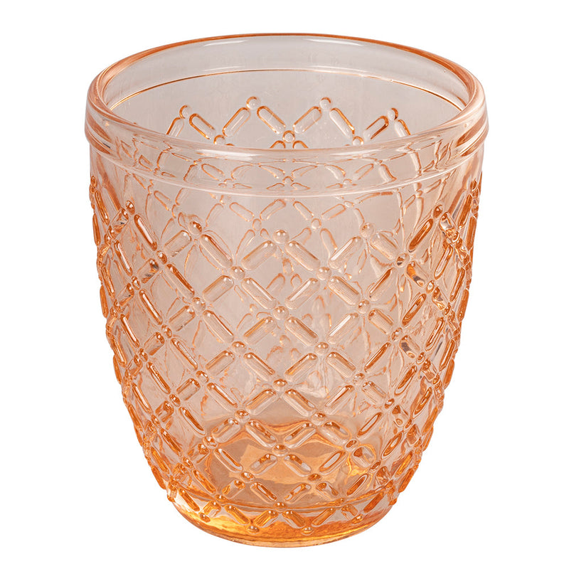 Set 6 Bicchieri Acqua Castle Provence in Vetro VdE Tivoli 1996 Viola