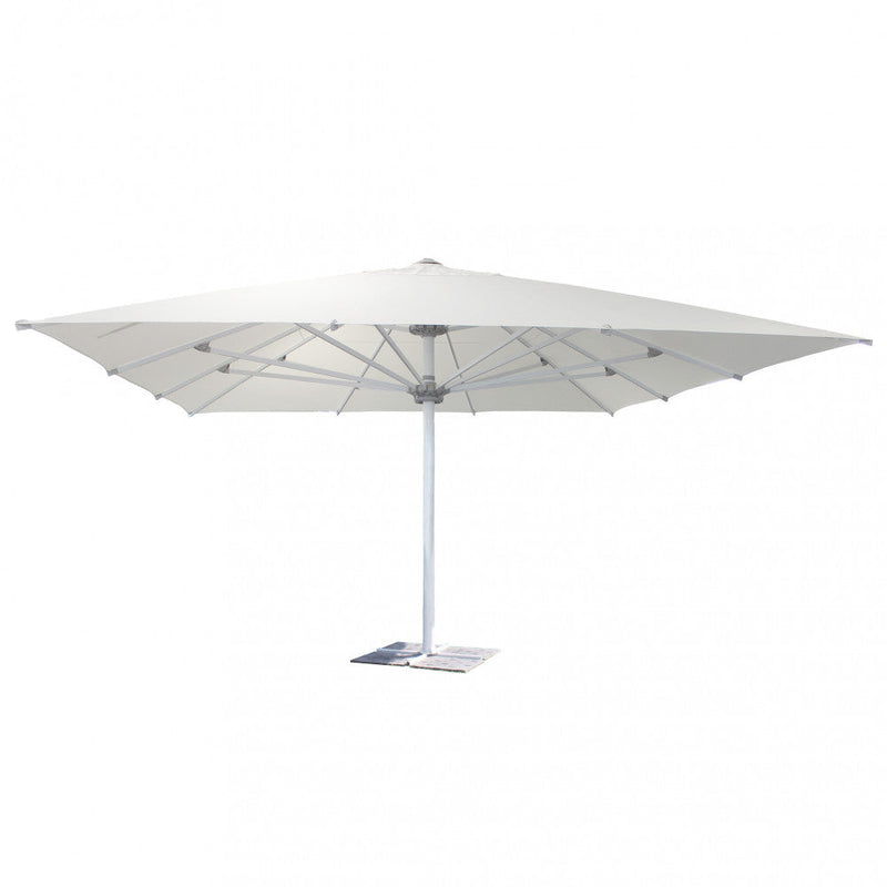 Ombrellone da Giardino Giove 5x5 m in Alluminio Bianco