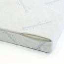 Topper Memory Con Fodera in Poliestere e Bioceramica Bianco Varie Misure