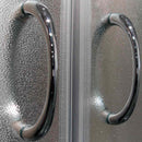 Porta Parete Doccia 2 Ante Scorrevoli In Cristallo Opaco 6 mm H200 Fosterberg Randers Varie Misure