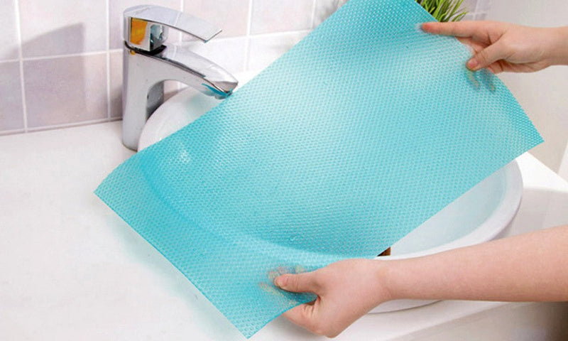 Set 3 Tappetini 20x45 cm per Frigorifero Anti Muffa e Cattivi Odori