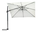 Ombrellone Decentrato da Giardino 3x4m California in Alluminio e Poliestere Ecrù