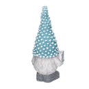 Gnomo resina azzurro con led cm 21,5x16,5xh47